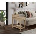 Gallerie Decor 2 - Drawer End Table Wood in Brown | 27.75 H x 14 W x 25.5 D in | Wayfair 22009-na