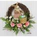 The Holiday Aisle® 24" Foam Wreath in Green/Pink | 24 H x 24 W x 5 D in | Wayfair 0122657D331F4B308A7CDA99C33878CB