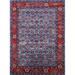 Blue 84 x 60 x 0.35 in Indoor Area Rug - Bungalow Rose Fresco Oriental Area Rug Polyester/Wool | 84 H x 60 W x 0.35 D in | Wayfair