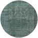 Green 96 x 0.35 in Indoor Area Rug - Williston Forge Hudak Oriental Area Rug Polyester/Wool | 96 W x 0.35 D in | Wayfair