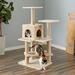 Tucker Murphy Pet™ 51" Wimbled Evergreen Cat Tree Manufactured Wood in Brown | 50.8 H x 23.6 W x 19.7 D in | Wayfair