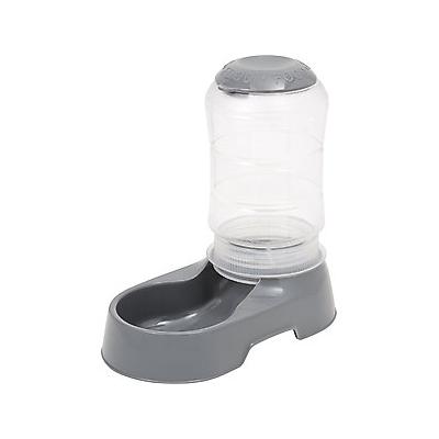 Frisco Circular Gravity Refill Dog & Cat Feeder, Gray, 4 Cup