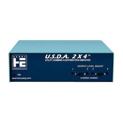 Henry Engineering U.S.D.A. 2x4 Utility Summing and Distribution Amplifier US