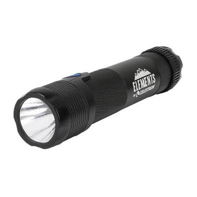 Celestron Elements ThermoTorch 3 Rechargeable LED Flashlight (Black) 94554