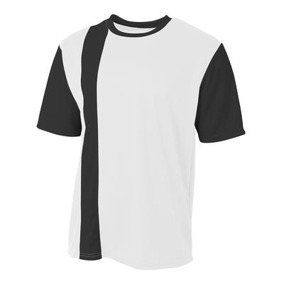 A4 NB3016 Athletic Youth Legend Soccer Jersey T-Shirt in White/Black size XL | Polyester A4NB3016