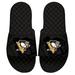 Men's ISlide Black Pittsburgh Penguins OT Slide Sandals