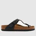 BIRKENSTOCK gizeh sandals in black