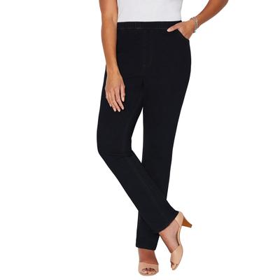 Plus Size Women's The Knit Jean by Catherines in Black (Size 3X)