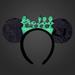 Disney Accessories | Last Pairglow In The Dark Haunted Mansion Ear Headband | Color: Black/Purple | Size: Adult