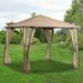 Garden Winds Gazebo Replacement Canopy Fabric in Brown | 120 H x 120 W x 36 D in | Wayfair LCM1373B-RS