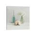 East Urban Home Light White Flower Spa by Danhui Nai - Painting Print in Blue/Brown/Green | 37" H x 37" W x 1.5" D | Wayfair