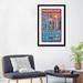 East Urban Home Philadelphia Pop Art Travel Poster by Jim Zahniser - Graphic Art Print Paper/Metal in Blue/Brown | 32 H x 24 W in | Wayfair