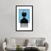 East Urban Home Little Prince Afropick by Manasseh Johnson - Print Canvas/Metal in Black/Blue/White | 48 H x 32 W x 1.5 D in | Wayfair