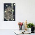 East Urban Home Glowsticks by Maggie Vandewalle - Painting Print Canvas in Gray/Green | 12 H x 8 W x 0.75 D in | Wayfair