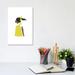 East Urban Home African American School Girl by Lou Lou Art Studio - Print Canvas in Black/Brown/Green | 12 H x 8 W x 0.75 D in | Wayfair