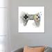 East Urban Home Gamer III by Grace Popp - Graphic Art Print Canvas in Black/Gray/White | 26 H x 26 W x 1.5 D in | Wayfair