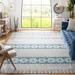 Blue 120 x 0.37 in Indoor Area Rug - Union Rustic Sevier Southwestern Gray/Turquoise Area Rug | 120 W x 0.37 D in | Wayfair