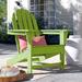 Sol 72 Outdoor™ Sol 72 Traditional Adirondack Chair in Green | 35.25 H x 27.88 W x 32.75 D in | Wayfair 9807C152932A448BAD75BF33DC4A9DA1