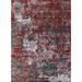 Gray/Red 120 x 96 x 0.35 in Indoor Area Rug - Bungalow Rose Otteridge Abstract Red/Gray Area Rug Polyester/Wool | 120 H x 96 W x 0.35 D in | Wayfair
