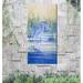 Rosecliff Heights Ballinderry Blue Beauty Outdoor Wall Decor All-Weather Canvas | 48 H x 24 W x 1.5 D in | Wayfair FF542ED45EE44E54B4E6659C316682C8