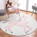 Gray/Pink 0.59 in Indoor Area Rug - Zoomie Kids Aldana Ivory/Gray/Pink Area Rug | 0.59 D in | Wayfair 1BC4E726F8C24A3A96DDC405F6EF238F