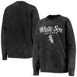 Women's G-III 4Her by Carl Banks Black Chicago White Sox Comfy Cord Pullover Sweatshirt