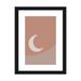 East Urban Home The Moon - Graphic Art Print Metal in Orange | 32 H x 24 W x 1 D in | Wayfair 4DDEA46711FA4E19849250728454A8F8