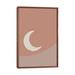 East Urban Home The Moon - Graphic Art Print Metal in Orange | 48 H x 32 W x 1.5 D in | Wayfair AA35FEFF0EF84DE0A939BBD3707BEF93