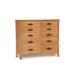 Copeland Furniture Berkeley 10 Drawer 58.75" W Solid Wood Dresser Wood in Brown/Red | 50 H x 58.75 W x 20.25 D in | Wayfair 2-BER-80-03