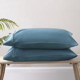 Joss & Main Fitzhugh 300 Thread Count Sateen Pillowcase Tencel in Green/Blue | King | Wayfair 13AB39867F4C42808CB1E26614107F57