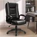 Inbox Zero Home Office Chair, 400LBS Big & Tall Heavy Duty Design, Ergonomic High Back Lumbar Back Support Upholstered, in Black | Wayfair