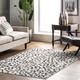 Black 60 x 0.28 in Area Rug - Dakota Fields Cheetah Print Performance Beige/Rug, Polypropylene | 60 W x 0.28 D in | Wayfair