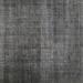 Gray 48 x 48 x 0.35 in Indoor Area Rug - Williston Forge Deese Contemporary Dark Area Rug Polyester/Wool | 48 H x 48 W x 0.35 D in | Wayfair