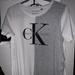 Urban Outfitters Dresses | Calvin Klein T-Shirt Dress | Color: Gray/White | Size: M