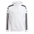 adidas Men's Sq21 Hood Sweatshirt, White, L UK