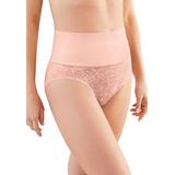 Plus Size Women's Tame Your Tummy Brief by Maidenform in Pink Pirouette (Size L)