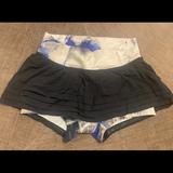 Lululemon Athletica Shorts | Lululemon Tennis Shorts Skirt 4 | Color: Black/Blue | Size: 4