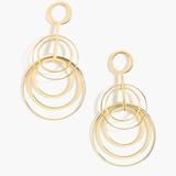 J. Crew Jewelry | Jcrew Layered Circle Drop Earrings | Color: Gold | Size: Os