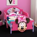 Delta Children Disney Convertible Toddler Bed Plastic/Metal in Pink | 26.25 H x 30.25 W x 56.25 D in | Wayfair BB87188MN