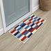 Latitude Run® American Digital Square Anti-Fatigue Non-Slip Indoor Door Mat Synthetics | Rectangle 2'6" x 4'2" | Wayfair