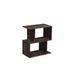 17 Stories Gaugain Solid Wood Geometric Bookcase Wood in Brown | 24 H x 21.61 W x 11.8 D in | Wayfair DFED8B257E6F49E48769DD390C684036