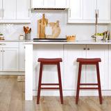 Lark Manor™ Hertwig Counter & Bar Stool Wood in Brown | 29 H x 15.75 W x 10.2 D in | Wayfair 5FEC84FBE3934979A89D5A2681631E03