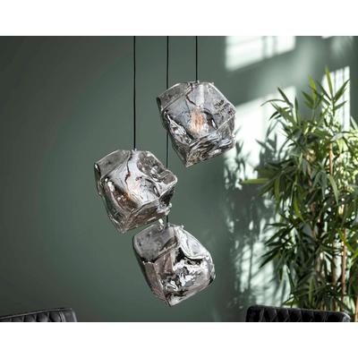designline »Quincy« Hängeleuchte verchromtes Glas Image
