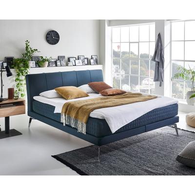 Kamjo »Nightflight« Boxspringbett inkl. Topper 160x200 cm / H5/H5 / Anouk petrol Image