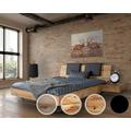 Massivholz »Dolce Vita II« Wildeiche Bett 180x220 cm / Wildeiche stone / ohne Kissen