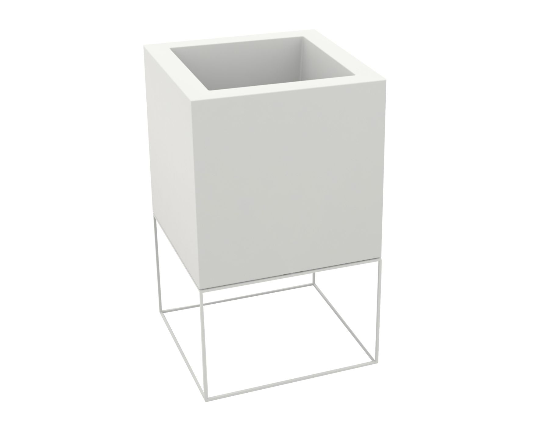 Vondom »VELA« Nano Cubo Outdoor Pflanzengefäss 28 cm / Basic matt / Red Image