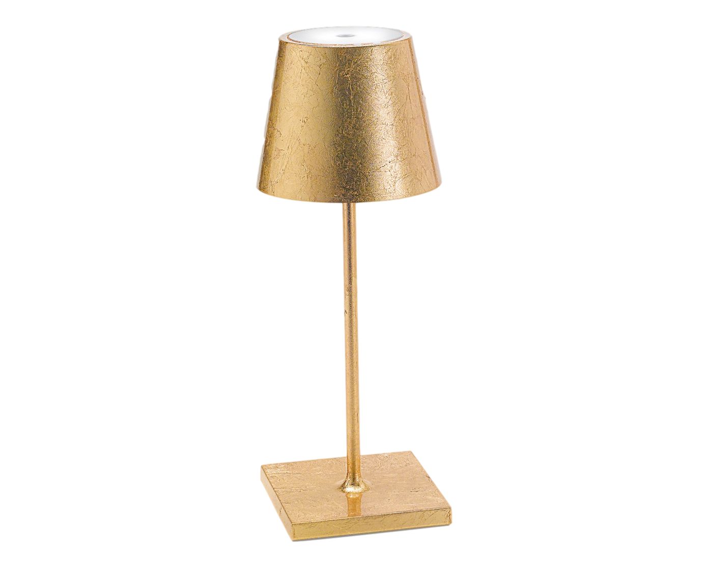 Zafferano »Poldina Pro mini« Akkuleuchte Metalloptik gold Image
