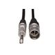 Hosa HSX-010, Pro Balanced Interconnect, REAN 1/4 in TRS to XLR3M, 10 ft