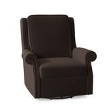 Bradington-Young Barcelo 38" Wide Genuine Leather Standard Recliner in Black | 40 H x 38 W x 41 D in | Wayfair 7411-921500-91-#9FN-MRI