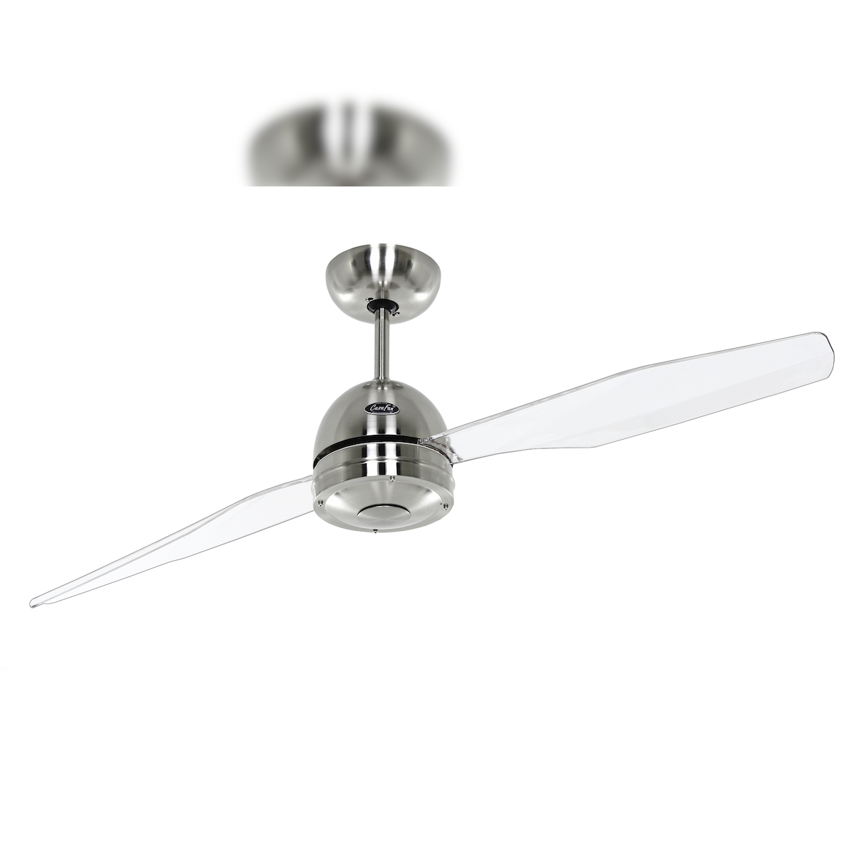 Casafan Deckenventilator Libelle 132 cm Chrom mit Fernbedienung 132 Image